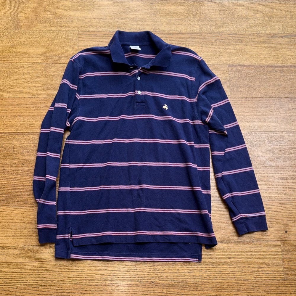 Y2K Brooks Brothers Long Sleeve Performance Polo